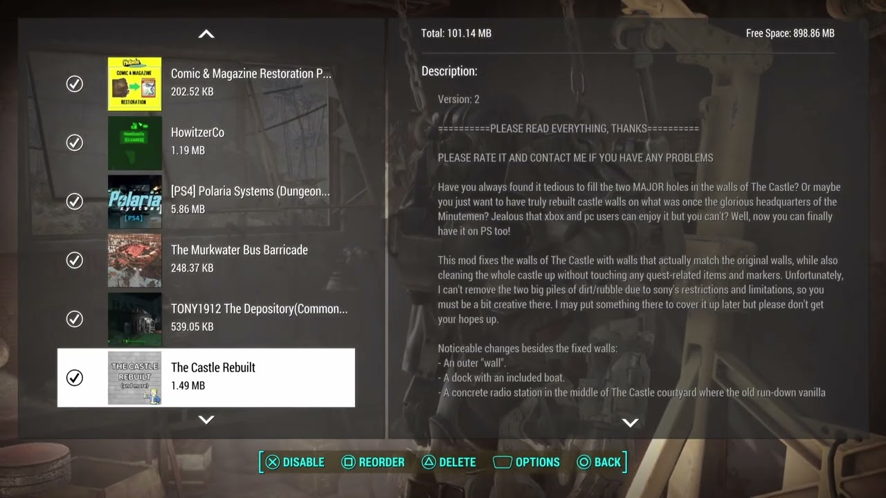 Another 100 MORE Mods for Fallout 4 - PS5 Mod List