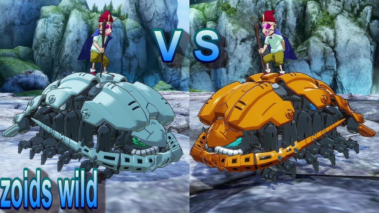 zoids Wild ゾイド ワイルド キング オブ ブラスト ZW13 グソック GUSOCK 具足蟲獸 VS ZW13 グソック GUSOCK 具足蟲獸