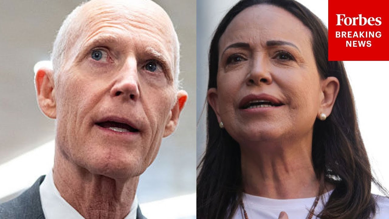 Rick Scott Says Mar&iacute;a Machado Is 'Clearly Going To Become The President' Of Venezuela