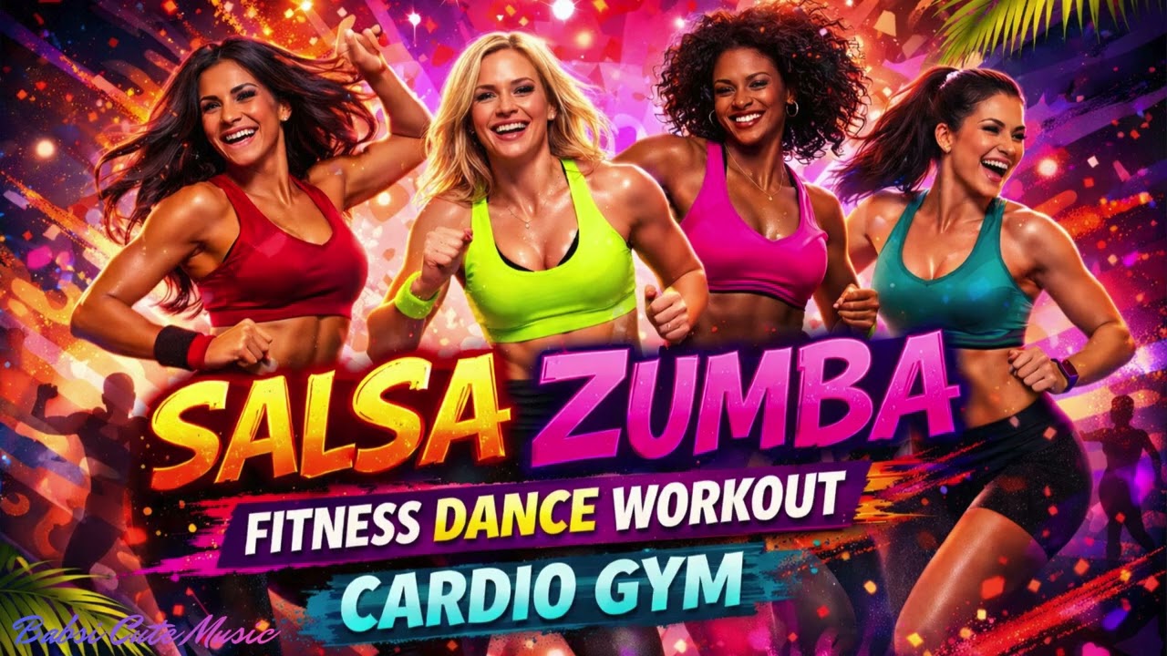 🔥 SALSA ZUMBA Fitness Dance Workout🔥Cardio Gym Party