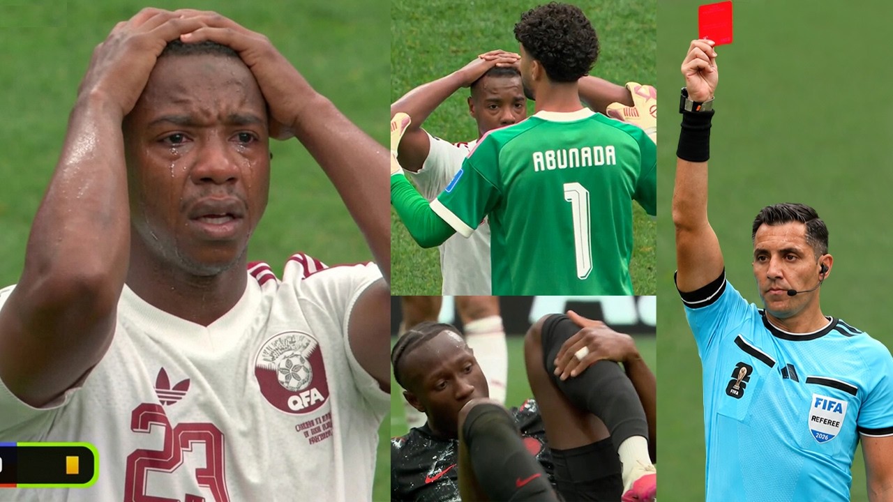 Assim Madibo Got Tears in Eyes After Isma&euml;l Kon&eacute; Injury RED Card | Canada vs Qatar | FIFA WC 2026
