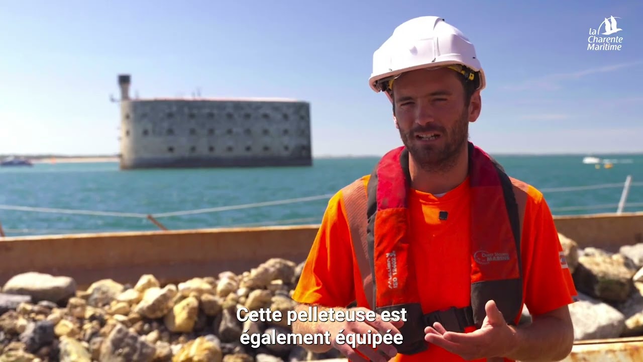 Les travaux de restauration du fort Boyard ont débuté