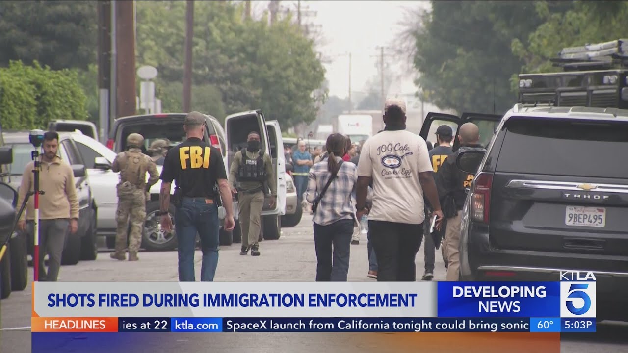 Shots fired during immigration enforcement operation in L.A. County