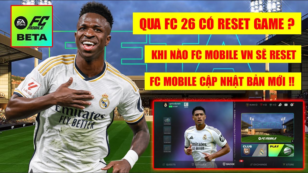 🚨 NEW UPDATE! | KHI N&Agrave;O FC MOBILE SẼ RESET | SẼ C&Oacute; ĐỀN B&Ugrave; G&Igrave; SAU KHI RESET GAME | FC MOBILE 26 BETA