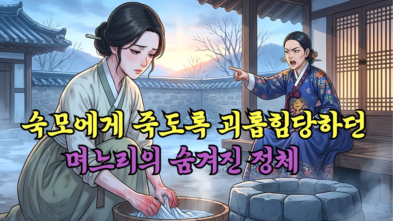숙모한테 죽도록 괴롭힘 당하던 며느리의 숨겨진 정체  | 야담 | 민담 | 옛날이야기 | 조선야담 | 전설 | 수면동화