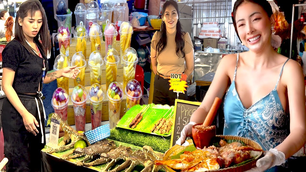 $2 CHEAPEST THAI STREET FOOD COLLECTION, THAILAND | MOST POPULAR THAI NIGHT MARKETS TOUR