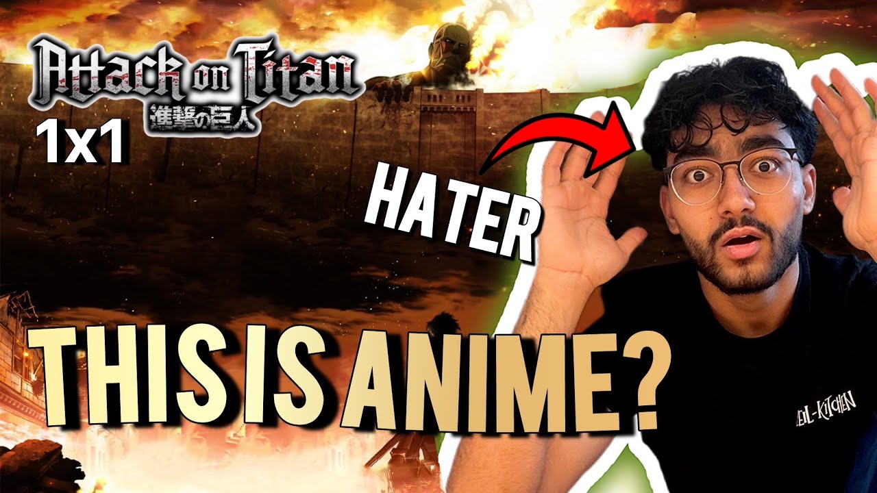 WAS ist diese Serie? HATER reagiert zum ersten Mal auf Anime | Attack on Titan 1x1 reaction
