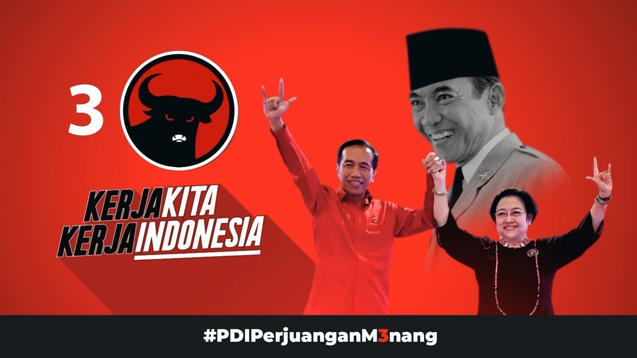 (3) Iklan Kampanye Partai Demokrasi Indonesia Perjuangan (PDIP) Pemilu 2019