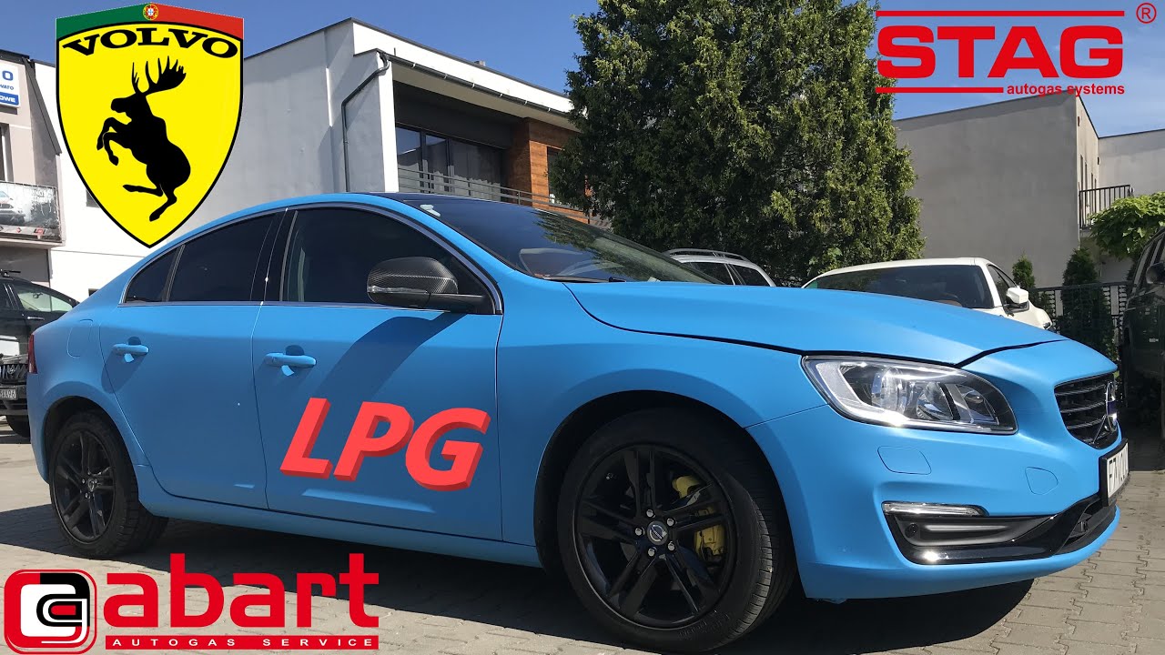 Blue Clean Power of LPG w Volvo S60 2.5 T5 po montażu instalacji gazowej Stag QMAX w Abart Wrocław