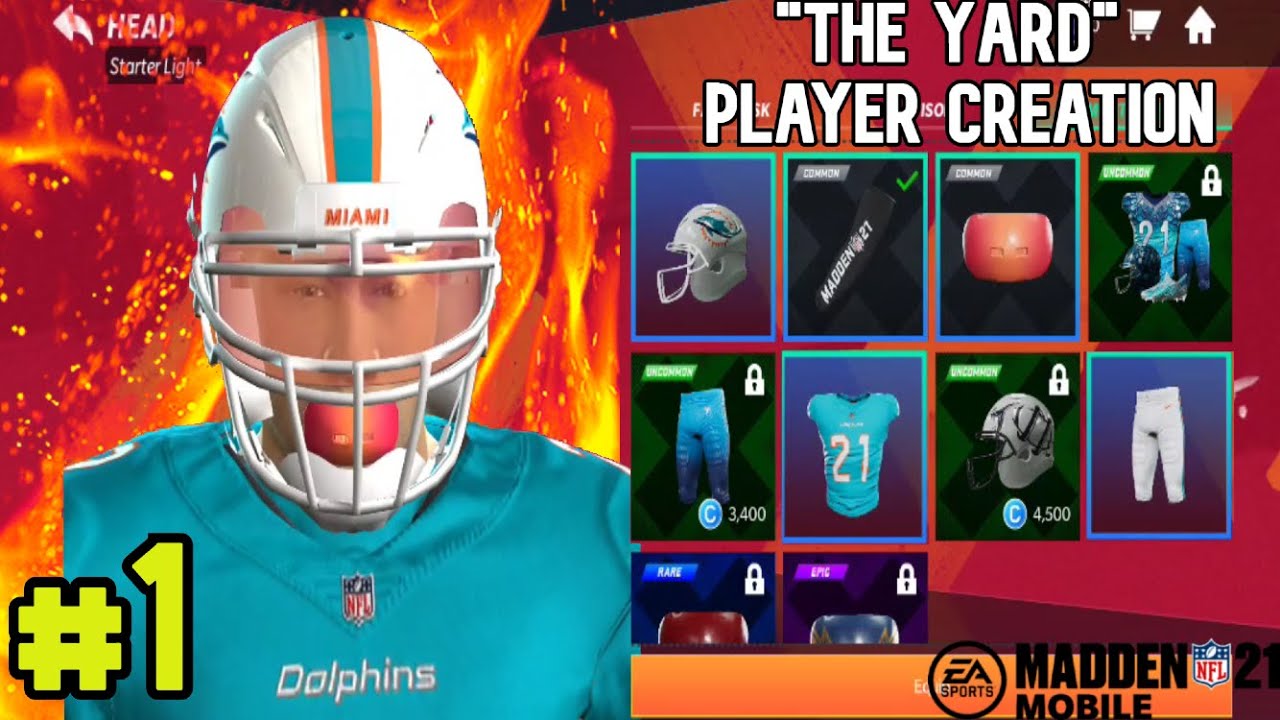 Madden 21 The Yard: Creating/Customizing My Player! Ep. 1- D&T