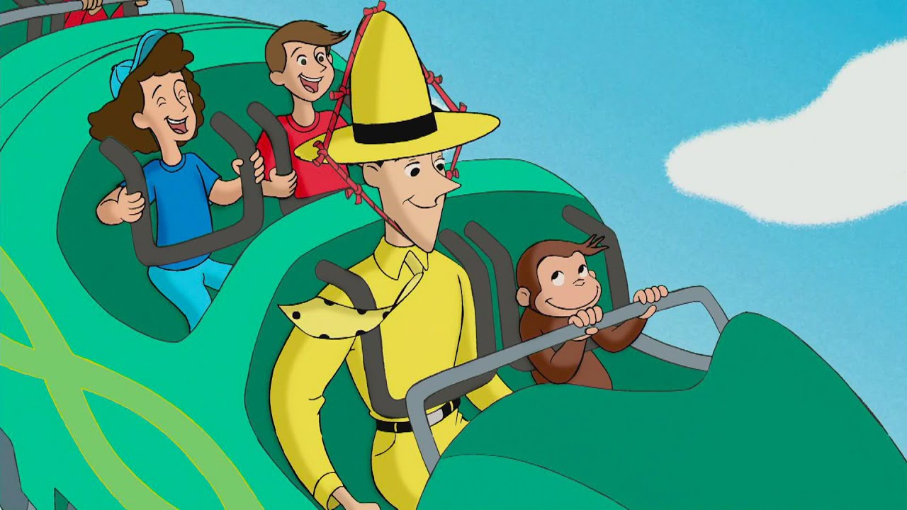 George Anda na Montanha-Russa! 🐵 George, o Curioso 🐵 Desenhos Animados