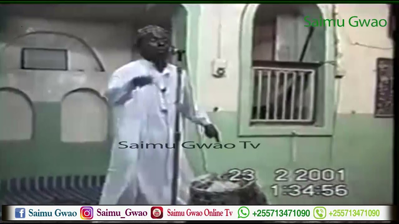 KUNA WATU WALIMUONA MTUME ILA WALIBAKIA NI WASHENZI TU KINACHOFAA NI MATENDO BORA,  SHK OMARY BASHIR