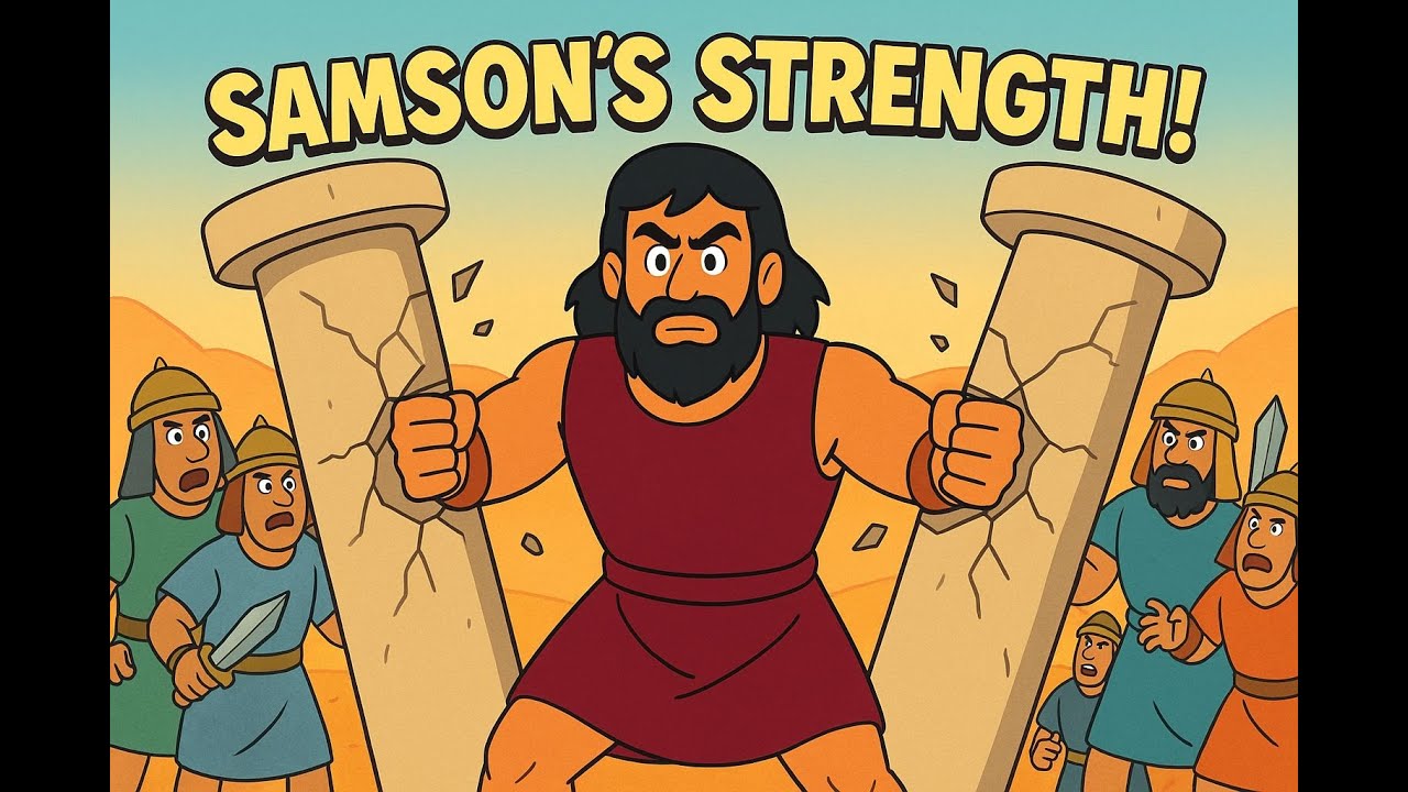 Samson&rsquo;s Strength&mdash;Animated Bible Story for Kids | Judges 13-16