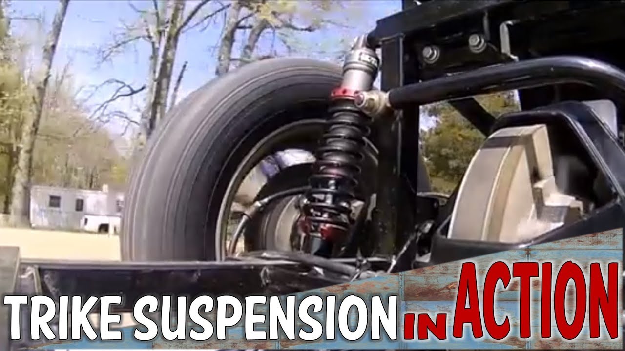 Watch Harley Trike Shocks In Action Going Down Road