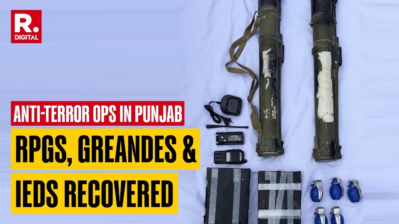 In Joint Intel-Led Operation In Near Tibba-Nangal Kular Road, RPGS, Grenades & IEDS Recovered