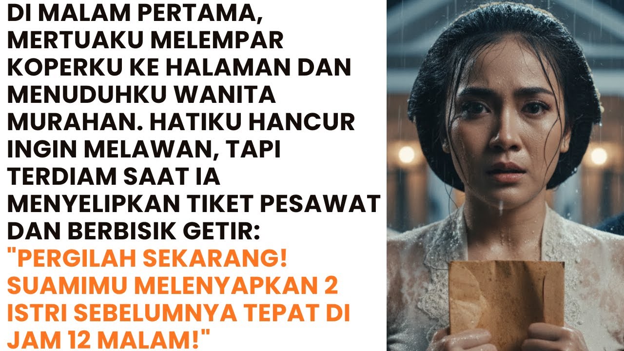 MALAM PERTAMA NIKAH MERTUA TENDANG AKU, TAPI KASIH KUNCI MOBIL! AKU LANGSUNG PERGI, TERNYATA SUAMI..