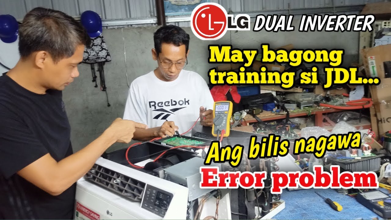 HOW TO FIX ERROR PROBLEM | LG DUAL INVERTER
