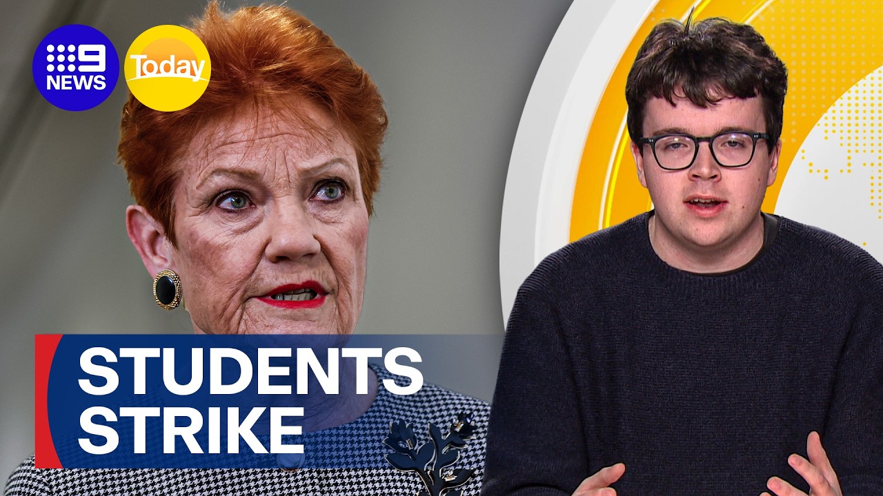 Thousands of students to walk out of class to protest One Nation | 9 News Australia