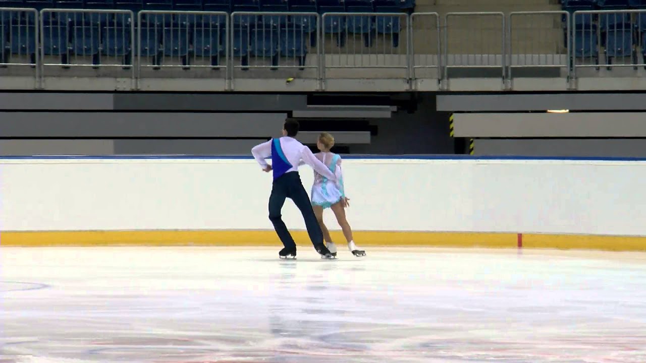 2015 ISU Junior Grand Prix Bratislava Short Dance Olga GIGLAVA / Aleksandr SIROSHTAN