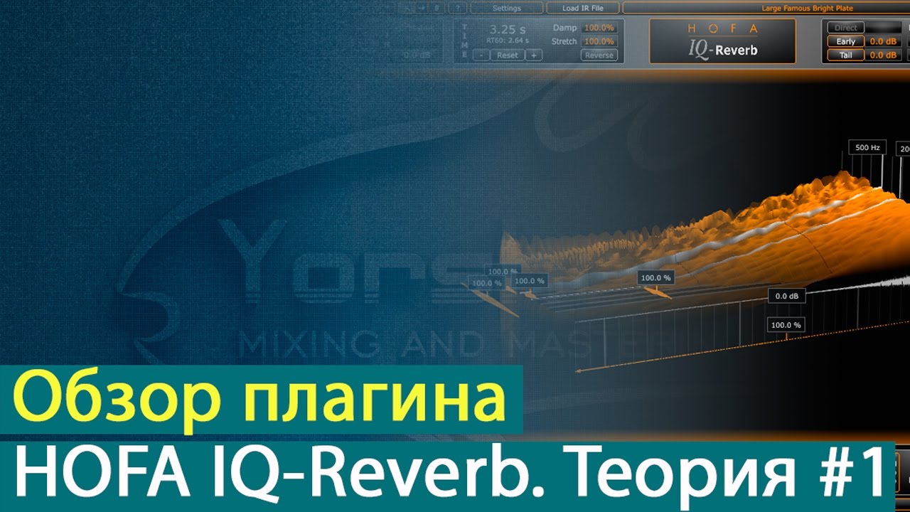 Обзор ревербератора HOFA IQ-Reverb. Теория. Часть 1 [Yorshoff Mix]