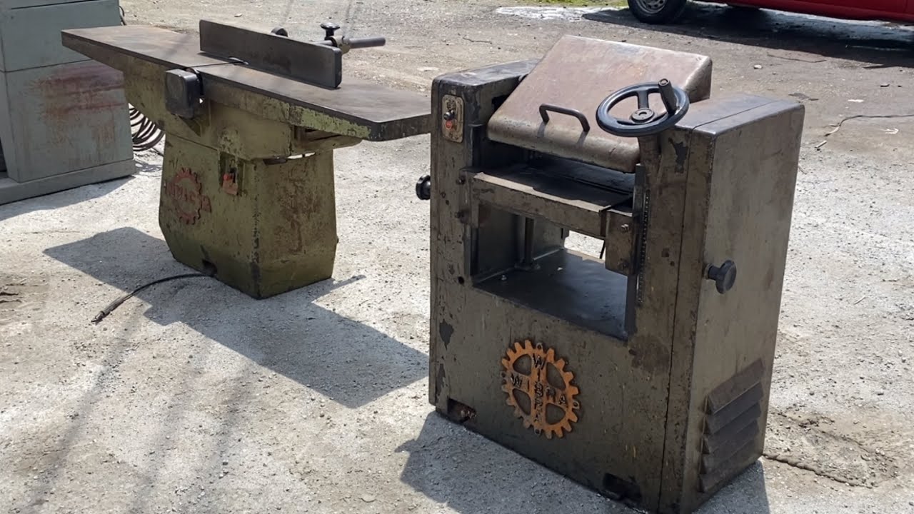 Máquinas pra MARCENARIA USADAS ANTIGAS #machines #wood #woodworking #tools  #reprisepassarote