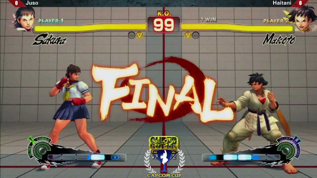 Juso vs Haitani TGS2013 Capcom Cup Qualifier  - SSF4: AE Ver. 2012