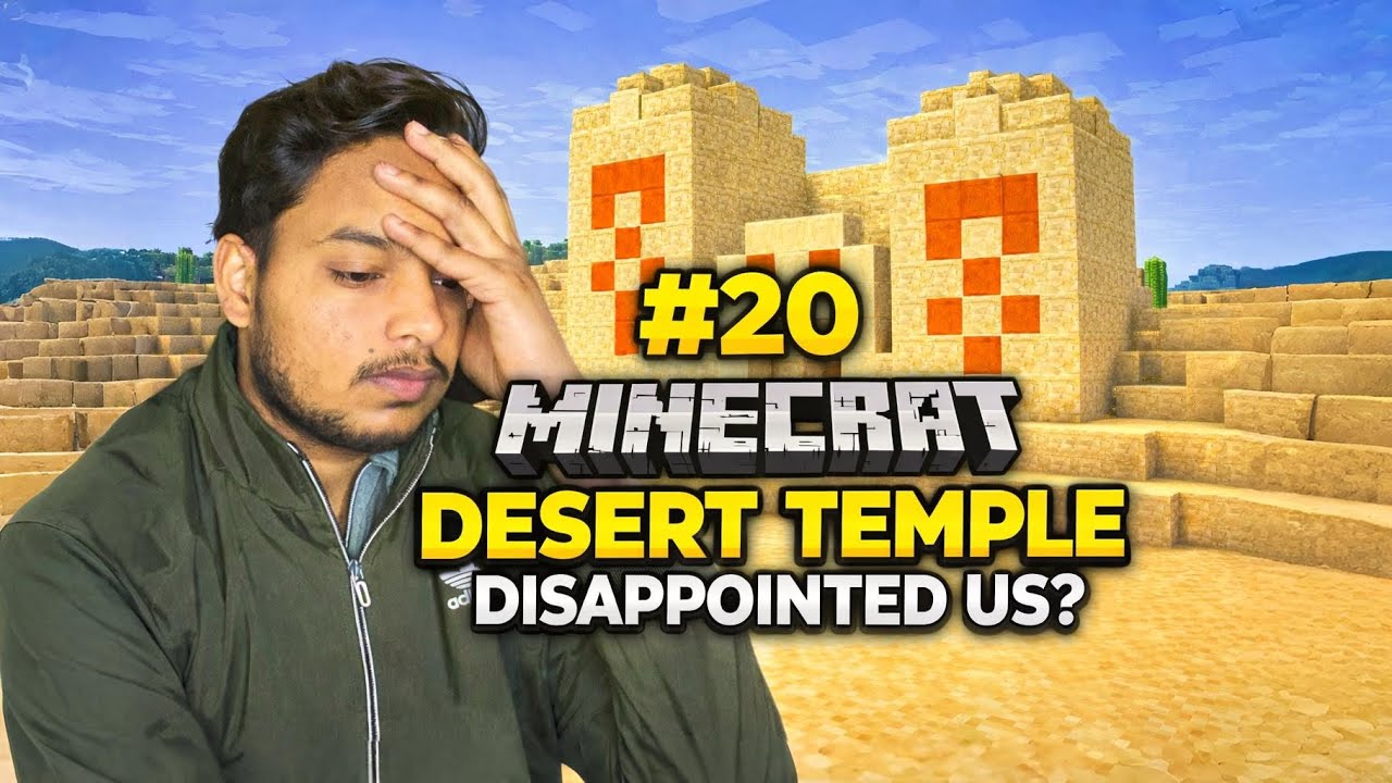 #20 DESERT TEMPLE DISAPPOINTED US? - Minecraft PE survival series #youtuber