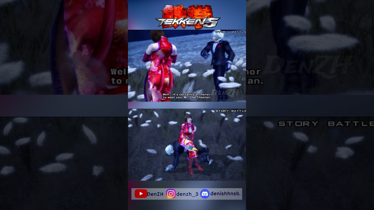 Lee Chaolan and Anna William Funny Interludes #tekken #tekken8 #leechaolan #annawilliams #shorts