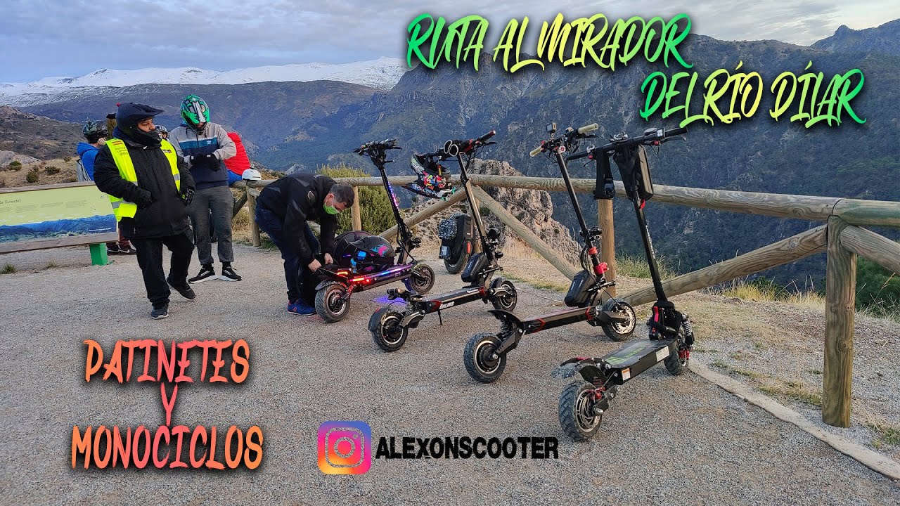 RUTA ON-ROAD/OFF-ROAD EN PATINETES Y MONOCICLOS ELÉCTRICOS-MIRADOR DEL RÍO DÍLAR, CUMBRES VERDES