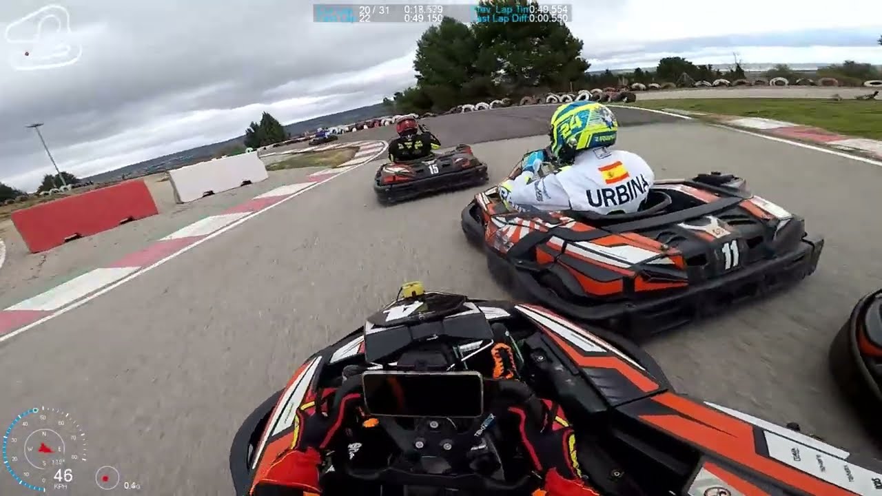 ALL KARTING 2025/26. GP7. 85kg. Sprint 25 min. Karting Cabanillas.