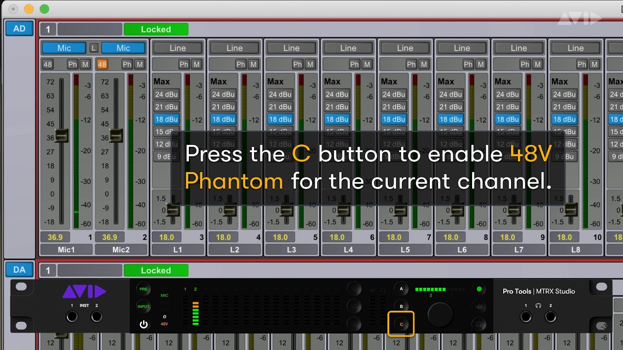 Pro Tools Tech Tip &mdash; MTRX Studio Preamps
