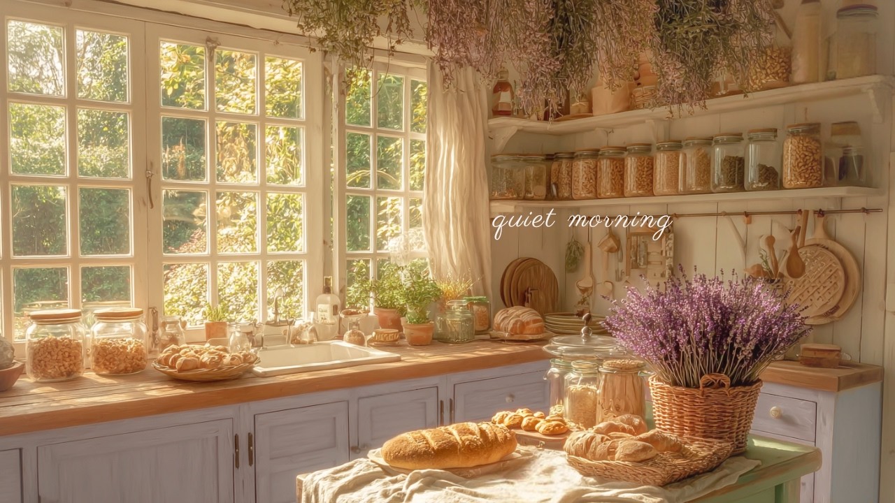 a quiet morning at home  🍃（calm piano for reading, writing & studying）
