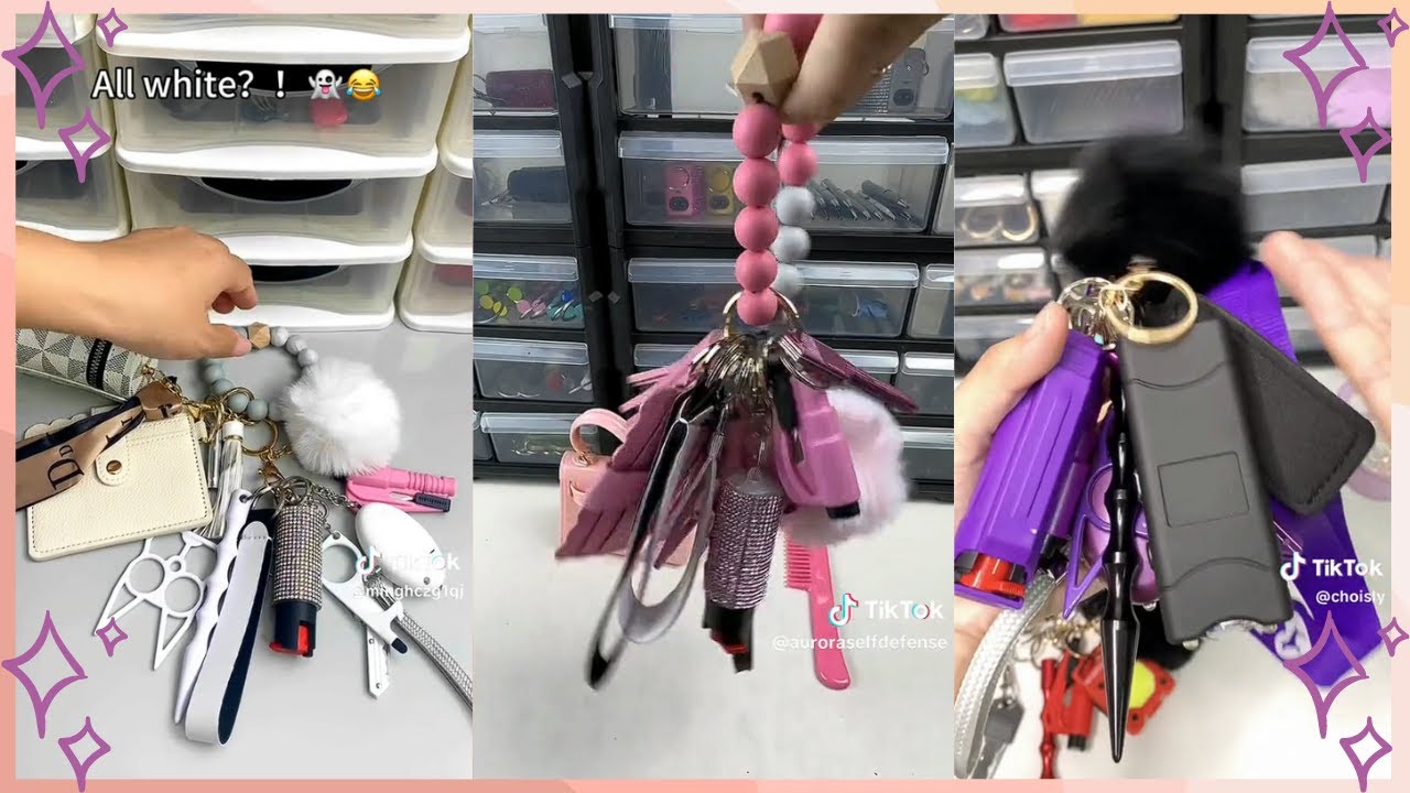 Packing Self Defense Keychain ASMR 