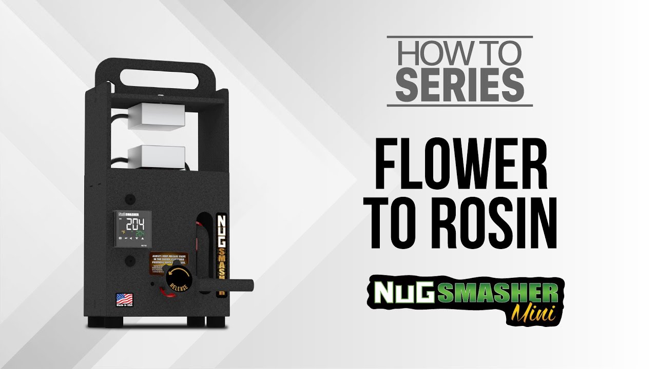 START TO FINISH  - FLOWER TO ROSIN NUGSMASHER® MINI