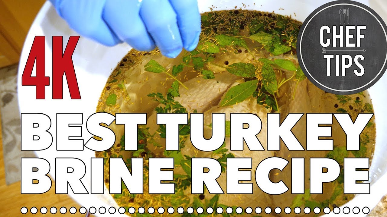 Turkey Brine Recipe - 4K - Chef Tips