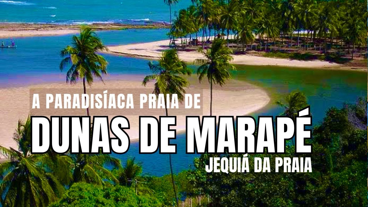 A PARADISÍACA PRAIA DE DUNAS DE MARAPÉ - ALAGOAS PARAÍSO DAS ÁGUAS #praiasdonordeste #nordeste
