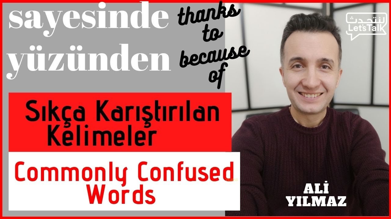 ✅#LearnTurkish / Commonly Confused Words / 📌Sıkça Karıştırılan Kelimeler / Sayesinde & Yüzünden
