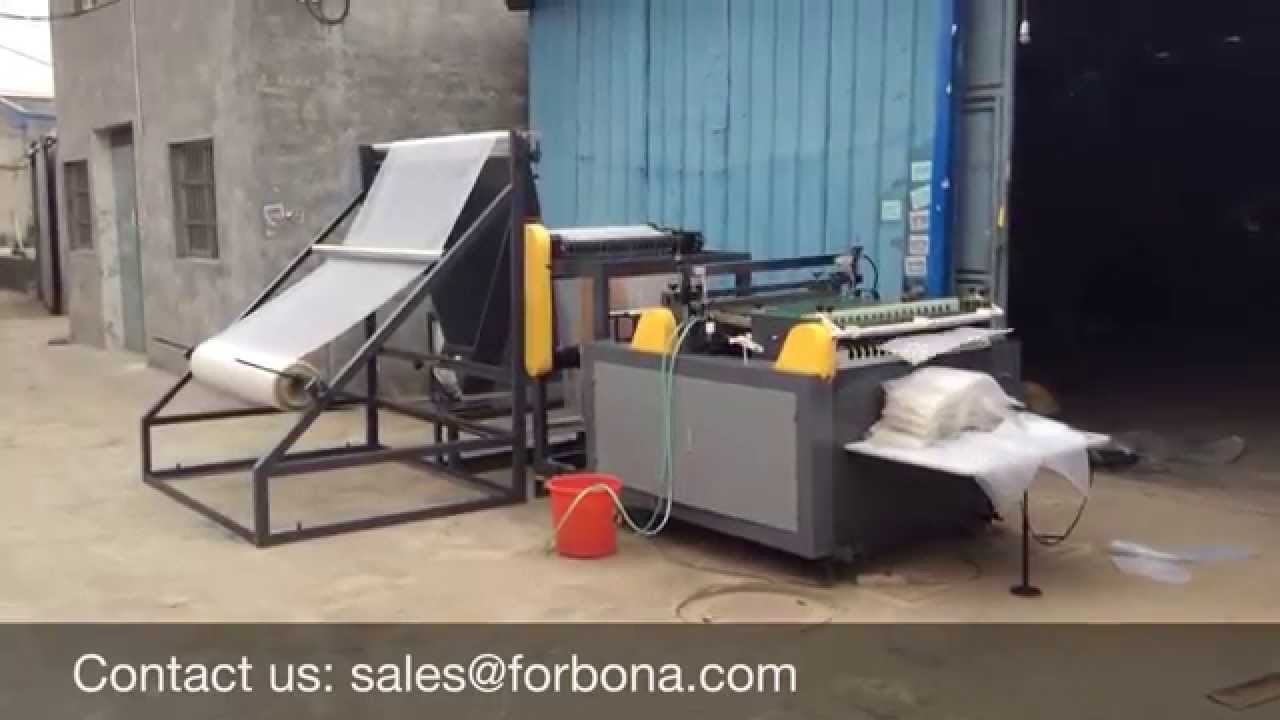 plastic bubble bag machine