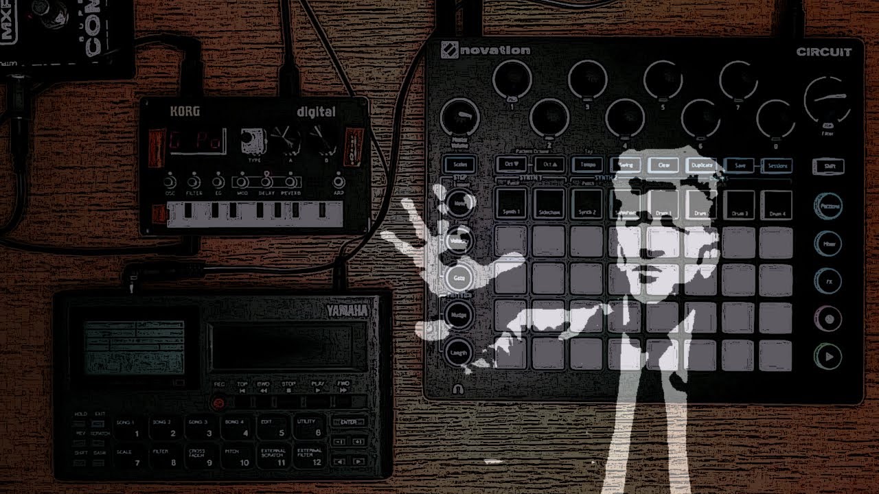 Forming Ideas of Electro-Synth Dance (feat. D. Lynch) ▶ Novation Circuit, Yamaha Su-10, Korg NTS-1