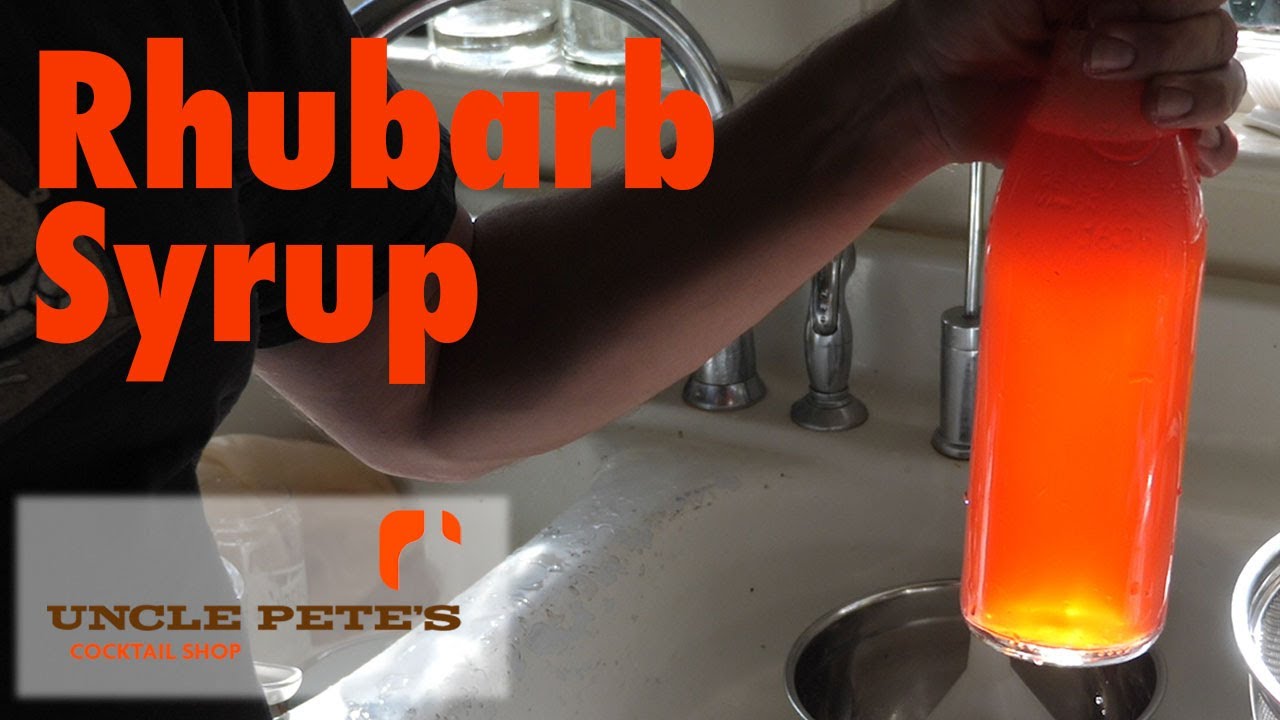 Cocktail Experiments with Rhubarb Syrup!