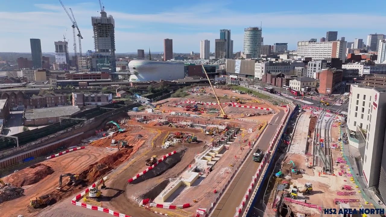 HS2 Curzon Street Station, March 2025