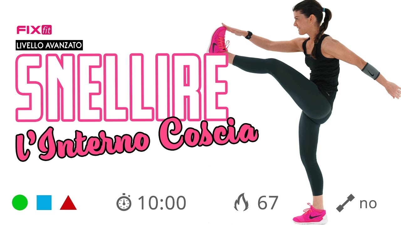 Tonificare E Snellire Interno Coscia! Esercizi Per L'Interno Coscia Senza Salti