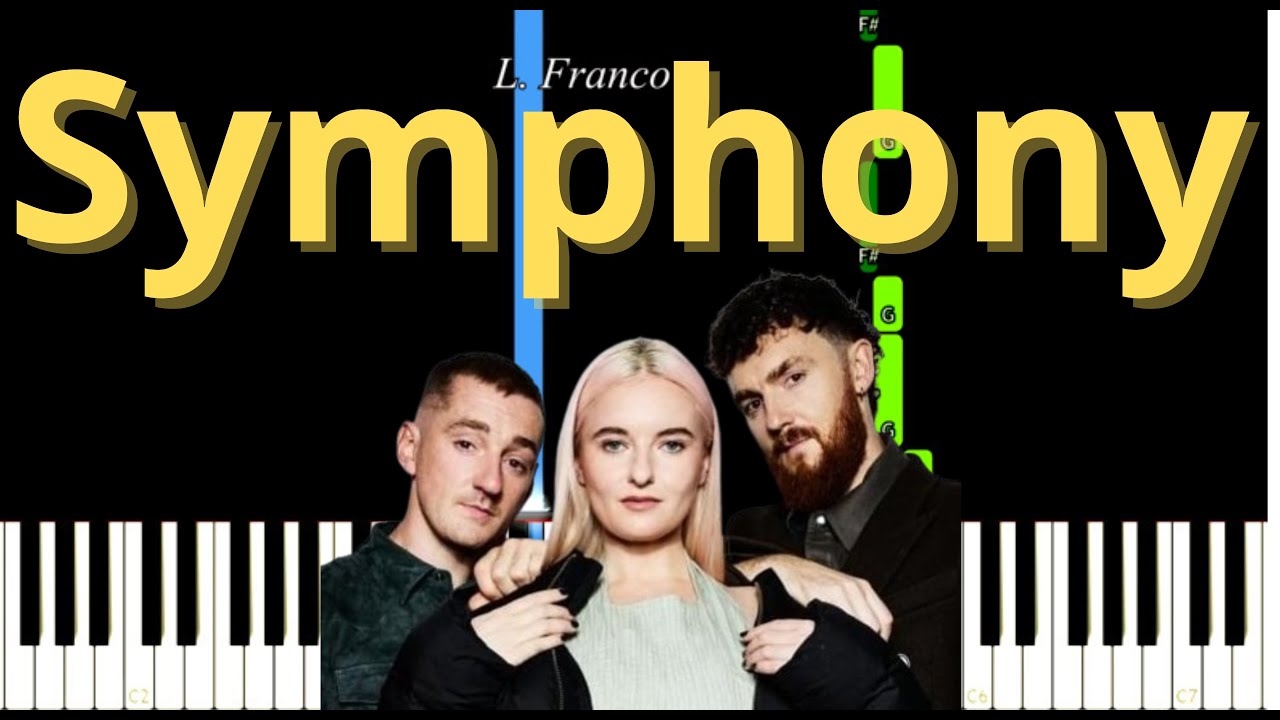Symphony Clean Bandit  Easy Piano Tutorial