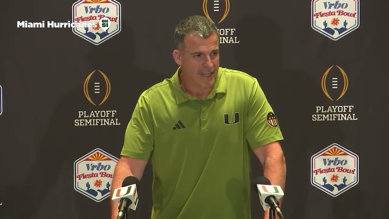 Miami Head Coach Mario Cristobal On CFP Semifinal Game Against Ole Miss, Injuries, and Fans