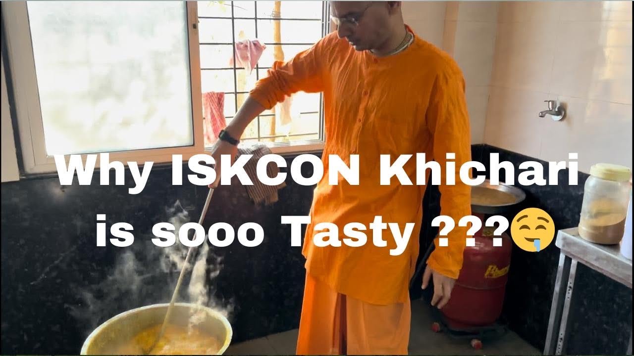 Know the secret of tasty kichadi in ISKCON!!!! 😋😋😋