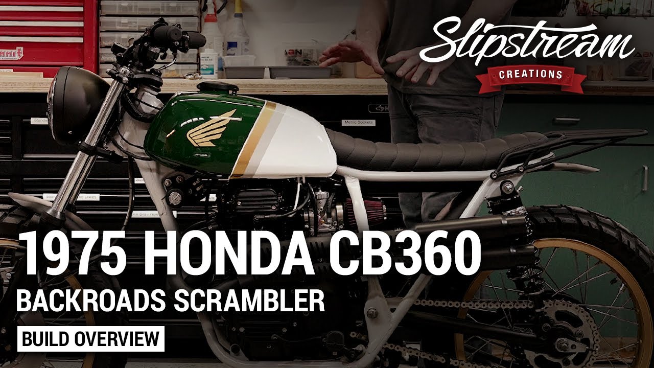 1975 Honda CB360 Backroads Scrambler - Build Overview