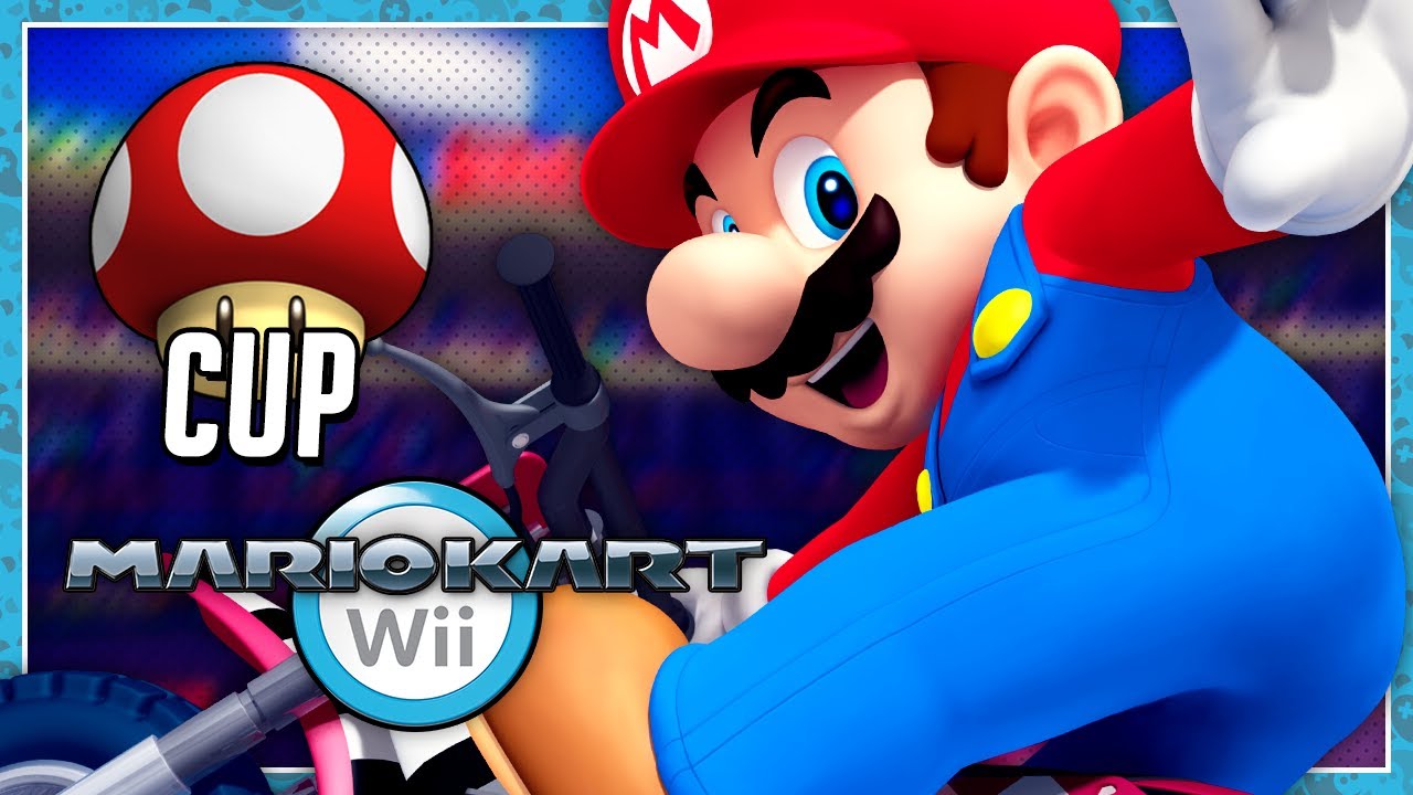 Mario Kart Wii — Гран-при: Кубок грибов 150cc (2 игрока)