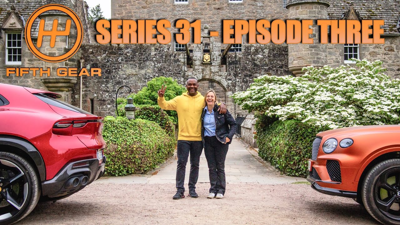 Ferrari Perosangue vs Bentley Bentayga S Scotland Road Trip: Series 31 - Episode 3 | Fifth Gear
