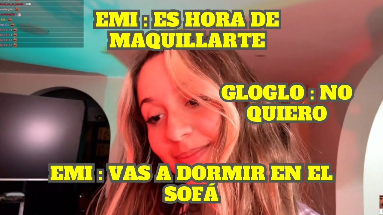 EMIKUKIS AMENAZA A GLOGLO PARA QUE SE MAQUILLE