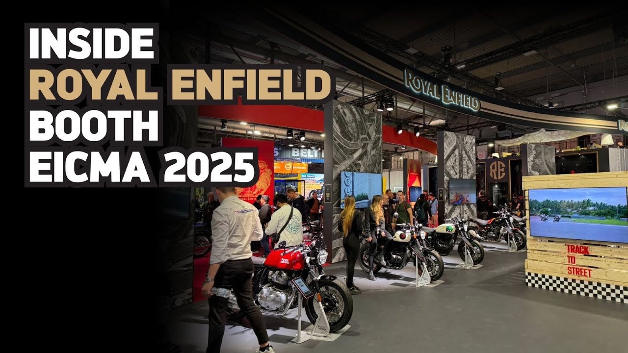 Inside the Royal Enfield Booth | Flying Flea, Bear 650 & Custom Builds | EICMA 2025